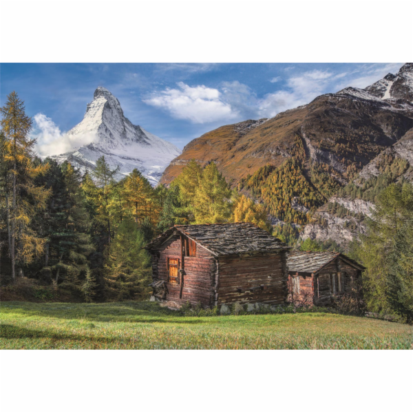 Clementoni - Puzzle 500 Okouzlující Matterhorn