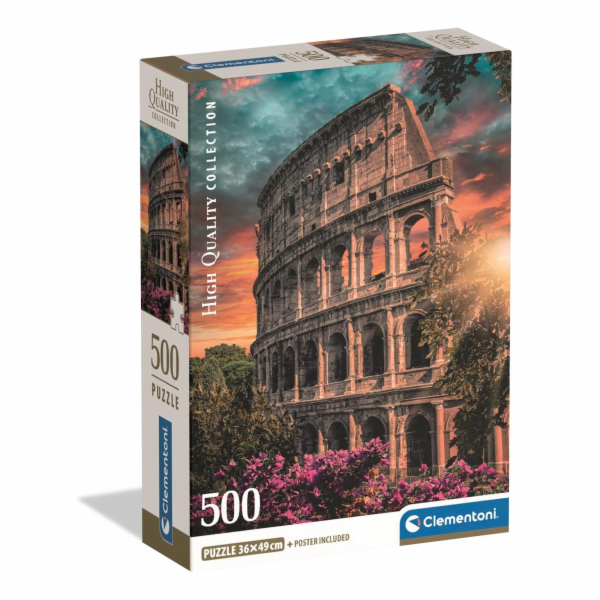 Clementoni - Puzzle 500 Flaviánský amfiteátr
