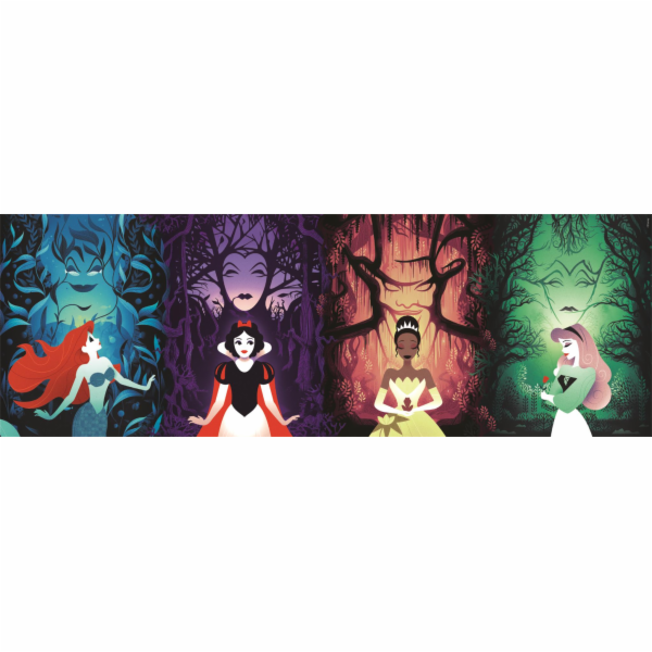 Clementoni - Puzzle 1000 Panorama Princezny