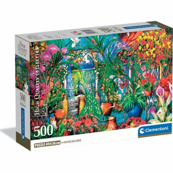 Clementoni - Puzzle 500 Skleníkoví správci