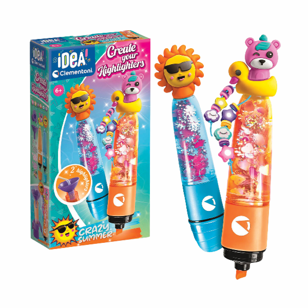 Clementoni - Kreativní sada výroba zvýrazňovačů - LÉTO