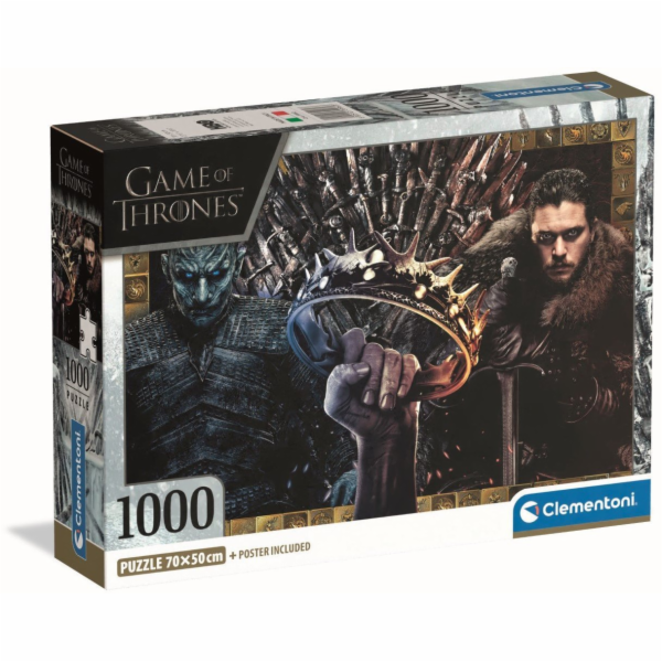 Clementoni - Puzzle 1000 Hra o trůny