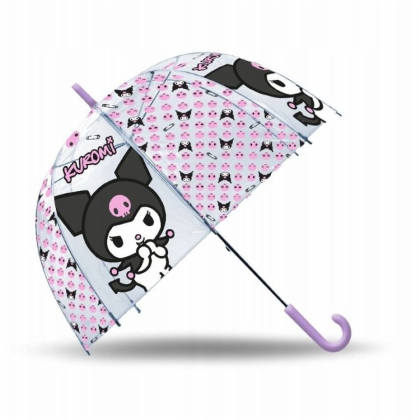 Kids Euroswan Ruční průhledný deštník Kuromi
