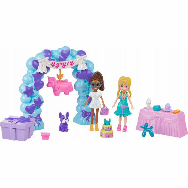 Mattel "Polly Pocket" gimtadienio šventes rinkinys (JCC33)