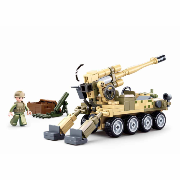 Sluban Army Model Bricks M38-B0751 Mobilní kanón 8x8 s po...