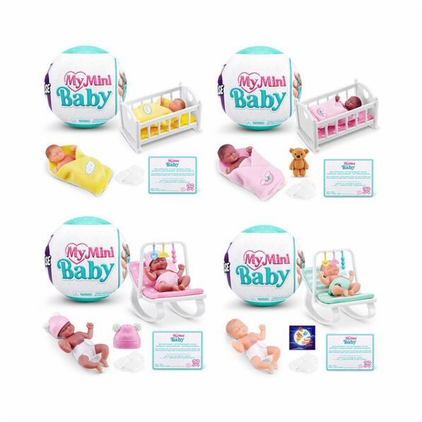 Lele - miminko s doplňky 5 překvapení Mini miminko 77487GQ2