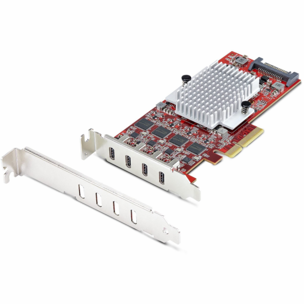 StarTech.com 4-Port USB Type-C PCIe Card, USB-C 10Gb, 4x ...