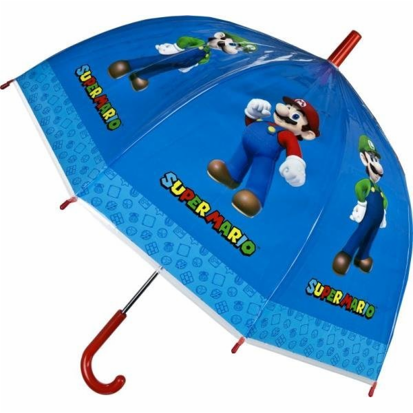 Kids Euroswan Průhledný deštník Super Mario Manual