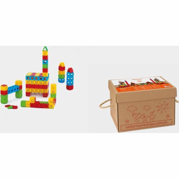 Marioinex Stavební kostky Waffle Box 170