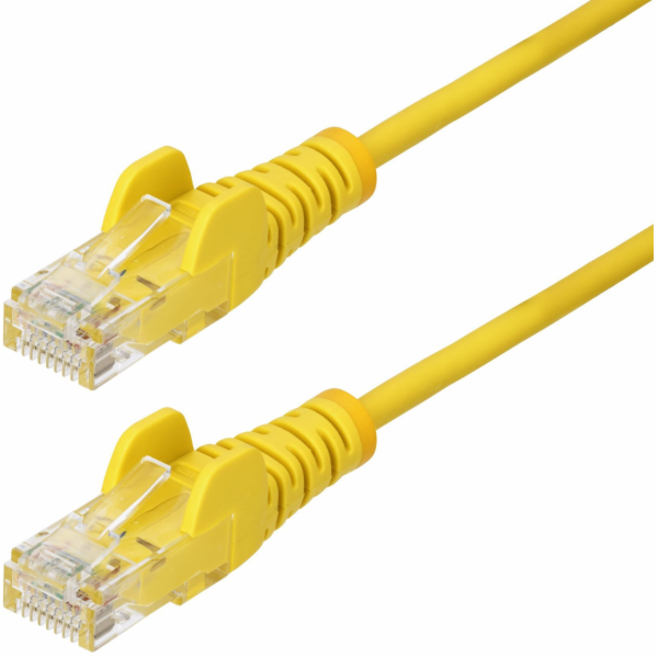 StarTech.com 50cm Yellow Slim CAT6 Ethernet Cable, Snagle...