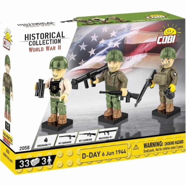 Cobi Klocki Bloky v den D 6. června 1944