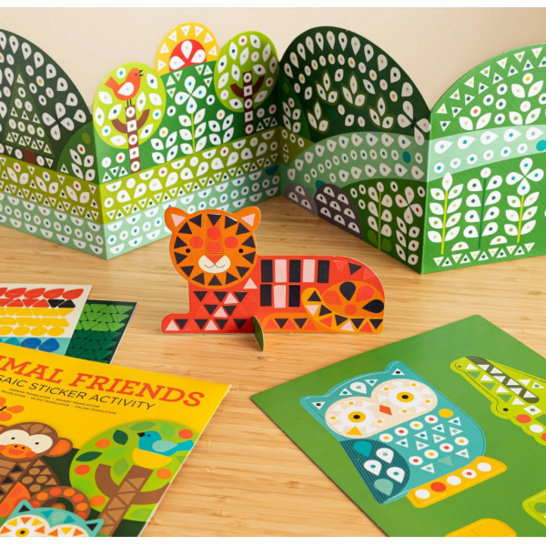 Chronicle Books Aktivity s mozaikovými samolepkami Přátel...