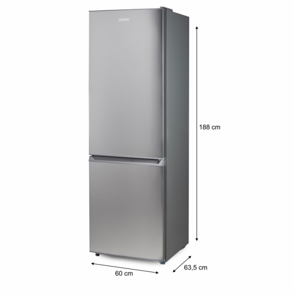 Lednice kombinovaná s mrazákem dole -  DOMO DO91336C 