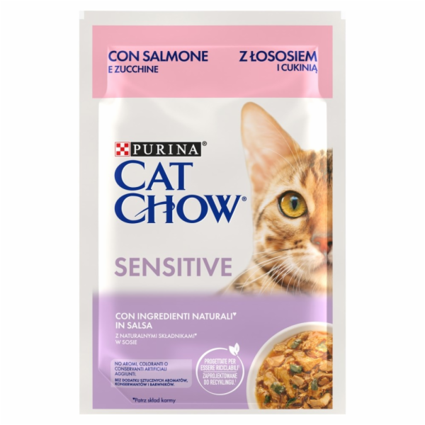 PURINA NESTLE PURINA Cat Chow Sensitive with salmon and z...