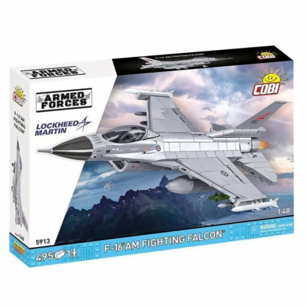 Cobi Klocki Stavebnice F-16AM Fighting Falcon, 495 dílků