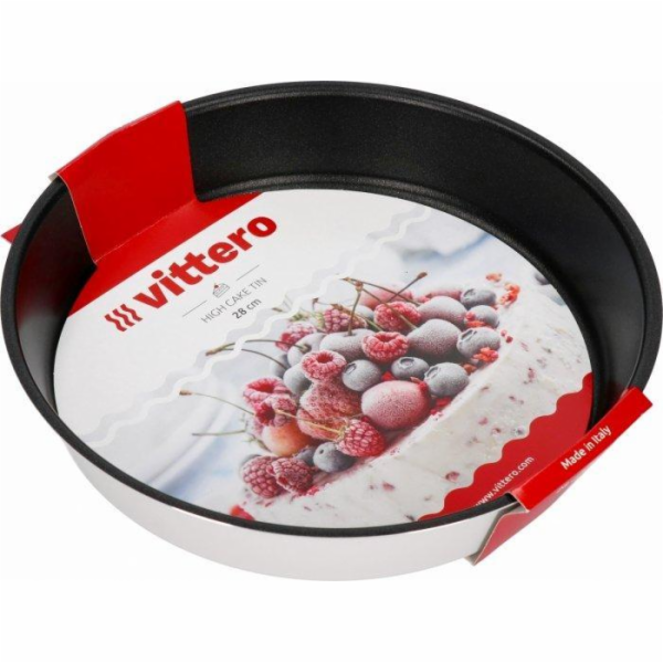 Vittero Forma aluminiowa okrągła wysoka 28cm