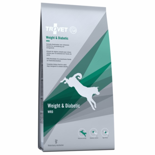 TROVET Weight & Diabetic WRD Chicken - suché krmivo pro p...