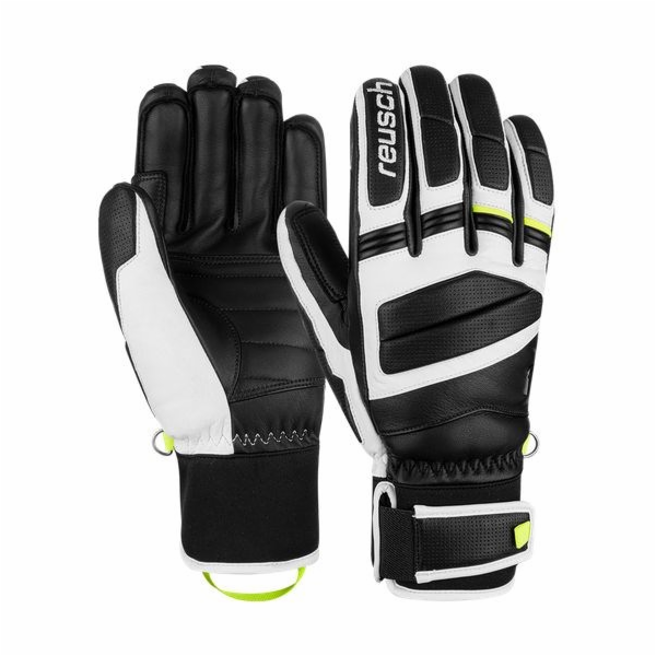 Reusch RUKAVICE MASTER PRO VELIKOST 9 černá, bílá a žlutá