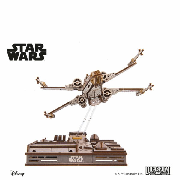Ugears 3D dřevěná mechanická skládačka Star Wars Luke Sky...