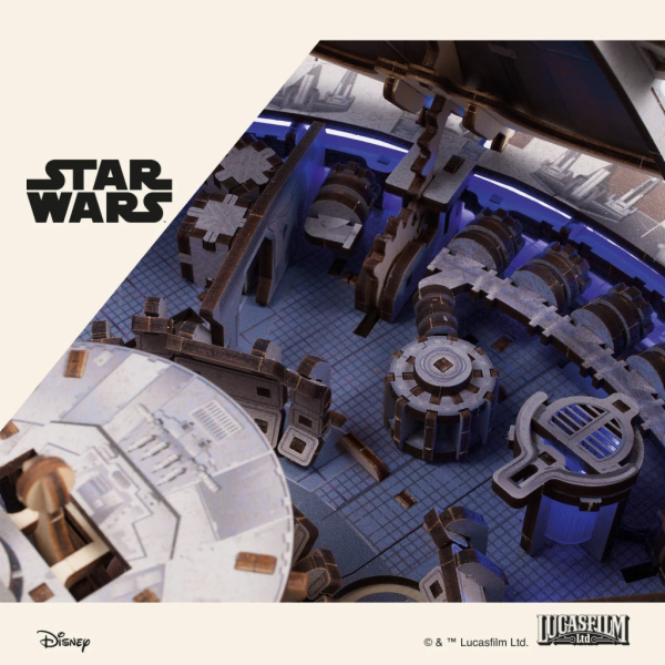 Ugears 3D dřevěná mechanická skládačka Star Wars Millenni...