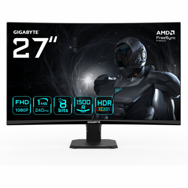 Gigabyte 27palcový herní monitor GS27FC2 FHD 240Hz DP HDM...