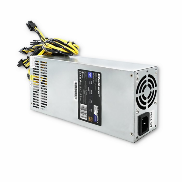 Qoltec 50177 Napájecí zdroj PCI-E Smart 1600W | 80 Plus G...