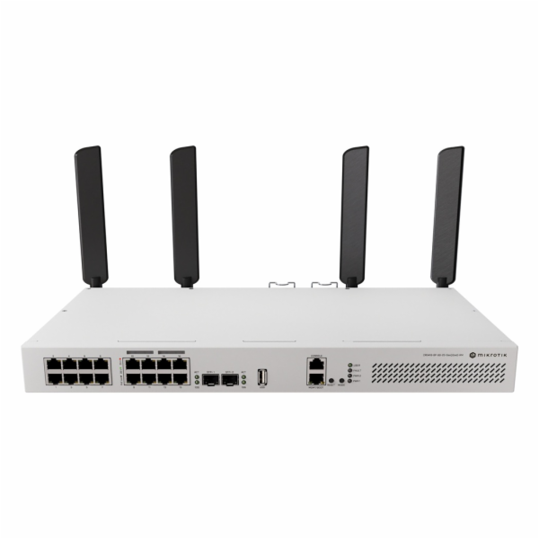 MikroTik CRS418-8P-8G-2S+5axQ2axQ-RM 4x4 MIMO WiFi6 16-po...