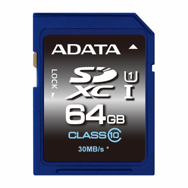 Paměťová karta Adata SDXC 64GB UHS-I U1 / Class 10