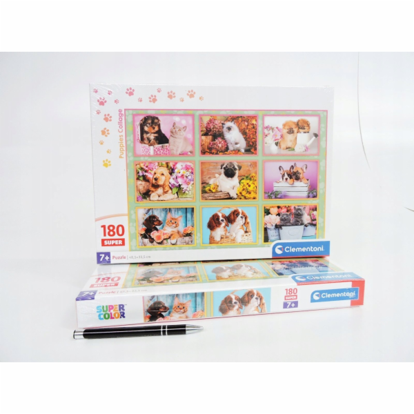 Clementoni - Puzzle 180 Štěňátka