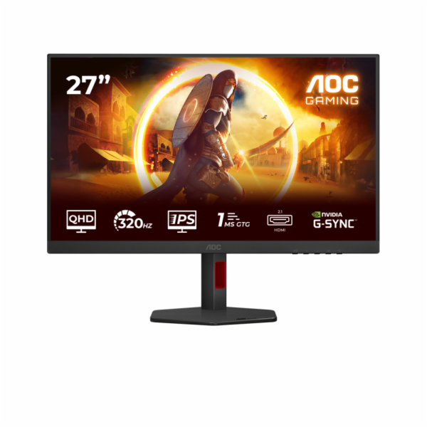 AOC LCD herní Q27G4SRU 27" IPS/2560x1440@300Hz/0,3ms/400c...