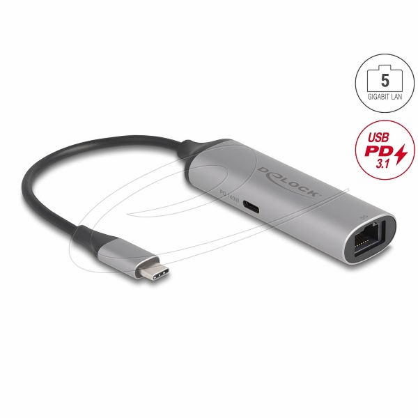 Delock - Sítový adaptér - USB 3.1 Gen 2 - 10M/100M/1G/2.5...