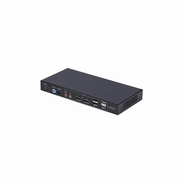 StarTech.com 2-Port Dual-Monitor DP KVM Switch w/Video Ma...