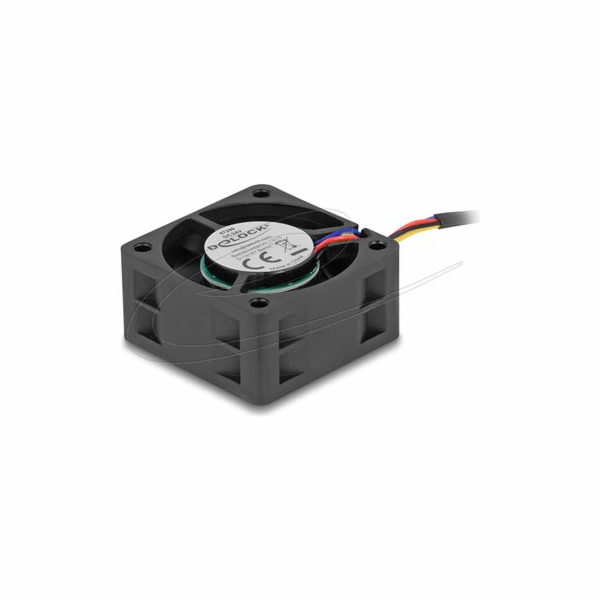 Delock - Ventilátor skríne - axial - 40 mm - cerná