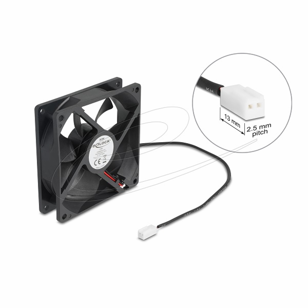 Delock - Ventilátor skríne - axial - 92 mm - cerná