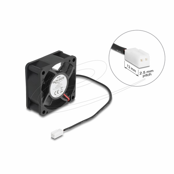 Delock - Ventilátor skríne - axial - 80 mm - cerná