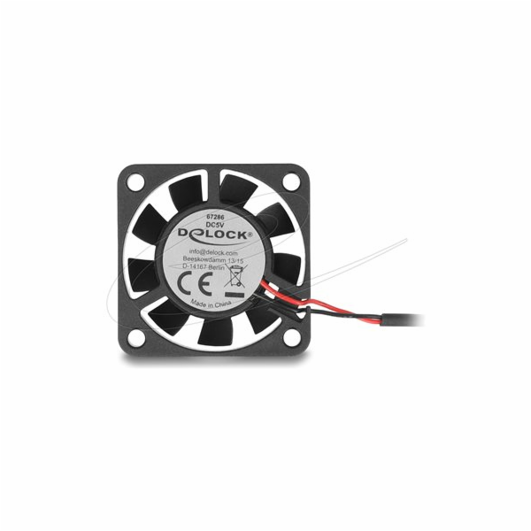 Delock - Ventilátor skríne - axial - 40 mm - cerná