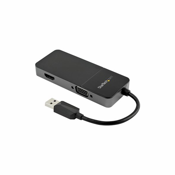 StarTech.com USB 3.0 to HDMI and VGA Adapter, 4K/1080p US...