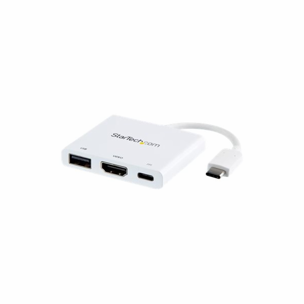 StarTech.com USB-C to HDMI Adapter - White - 4K 30Hz - Th...