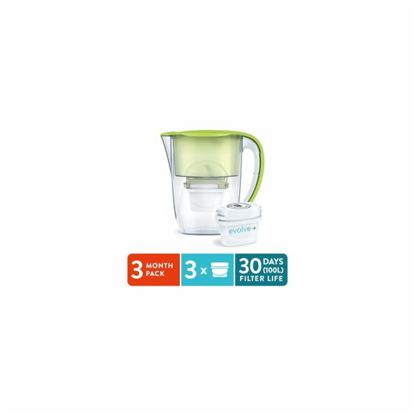 AQUA OPTIMA - Filtrační konvice Oria zelená + 3x filtr EV...