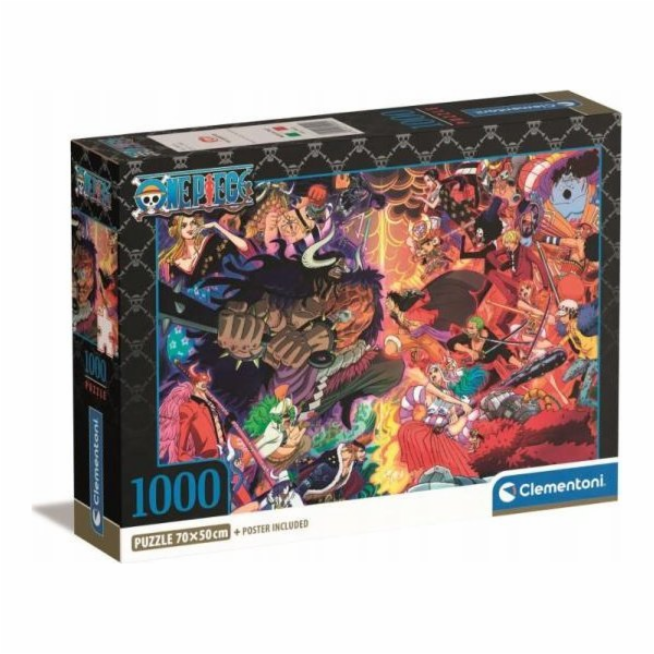 Clementoni - Puzzle 1000 One Piece - Compact