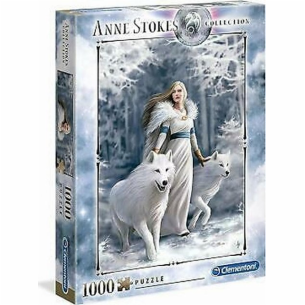 Clementoni - Puzzle 1000 Anne Stokes Zimní strážci