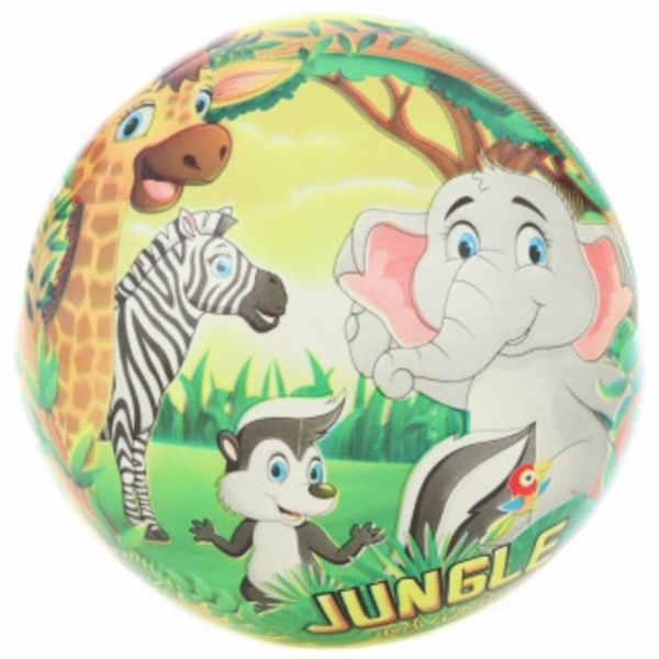 Míč zvířátka z jungle 23 cm