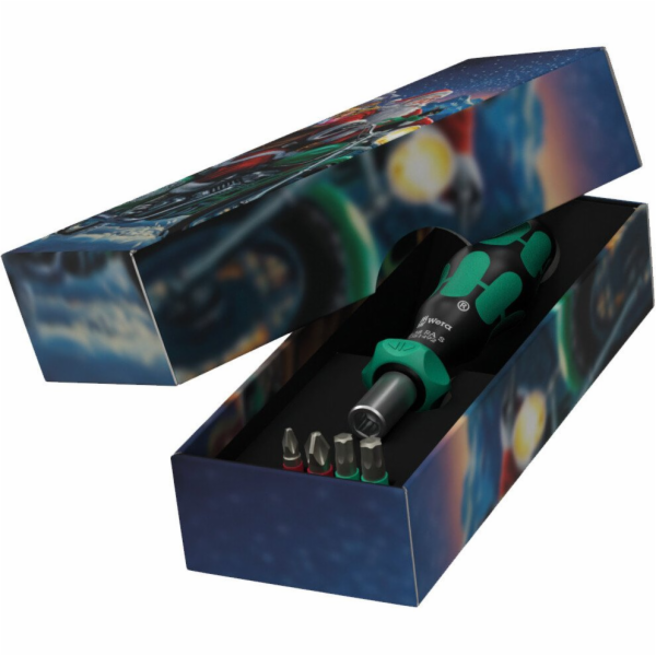 Wera Bit-Satz 838 RA S/4 Christmas 2025, mit Ratschenfunk...