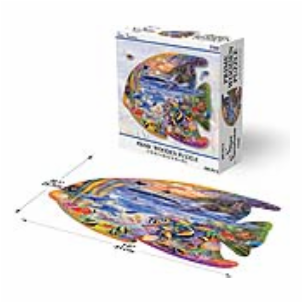 PRIME 3D Dřevěné PUZZLE - Ryba 200 dílků
