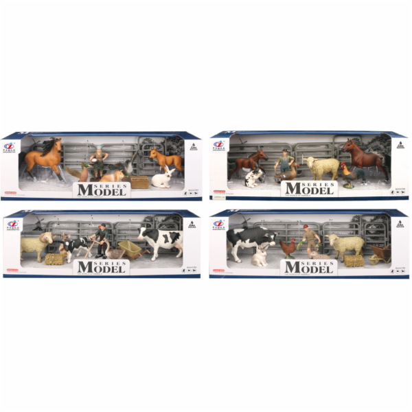 Zvířátka z farmy - Set farmářských zvířat U4 4 druhy