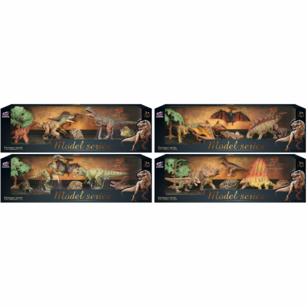 Dinosauří svět - Set dinosauřích figurek Q4 4 druhy