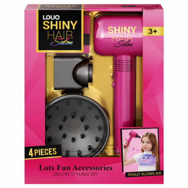 Kadeřnický sada Fén, 4 díly se zvukem