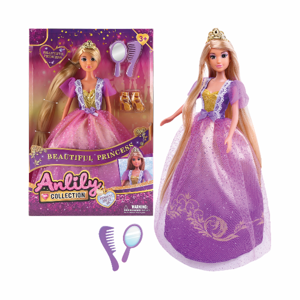 Módní panenka v princeznovských šatech