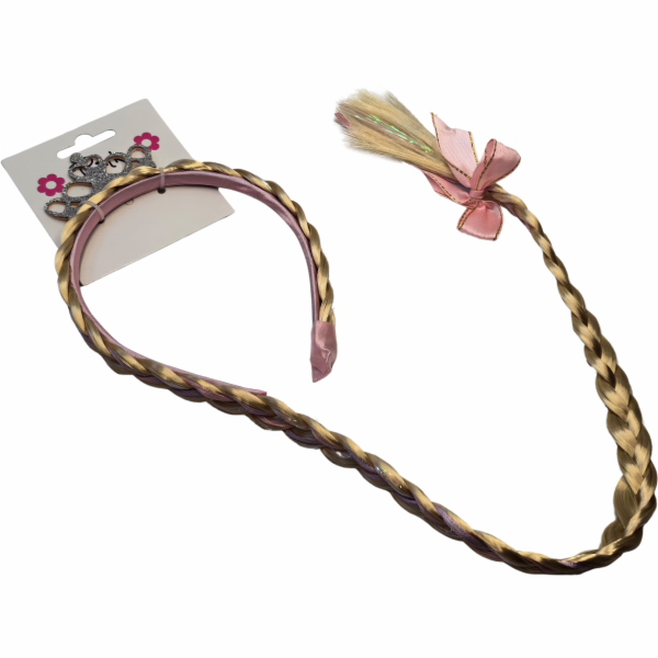 Čelenka s korunkou a copem