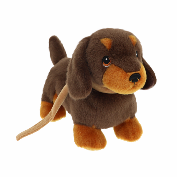 Keeleco Štěně Love na vodítku Jezevčík 23 cm